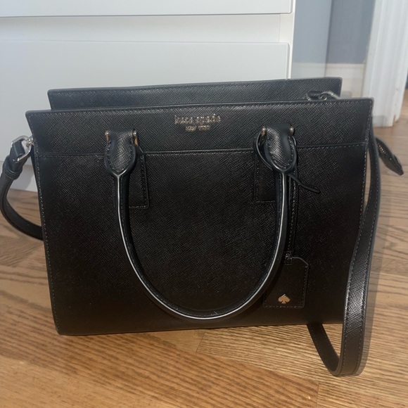 Kate Spade black pocketbook like brand new - Picture 2 of 5